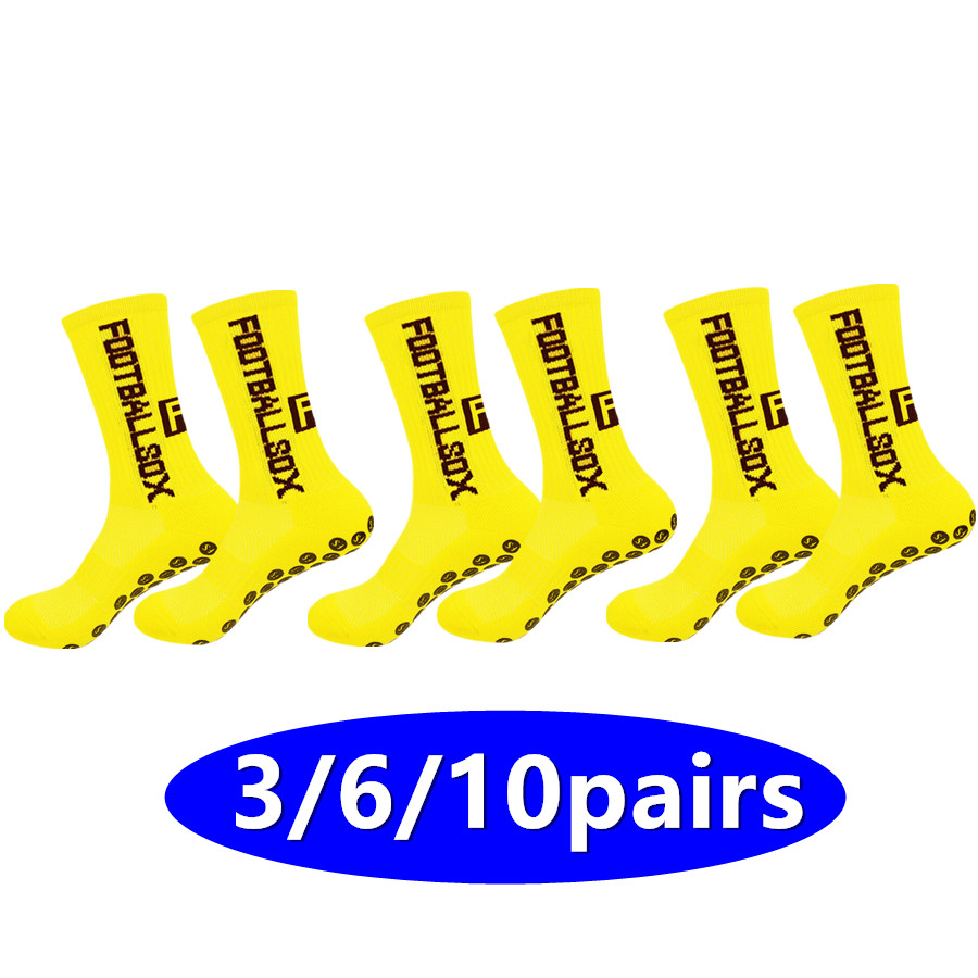 Cycling - 3/6/10 paires de chaussettes antidérapantes pour