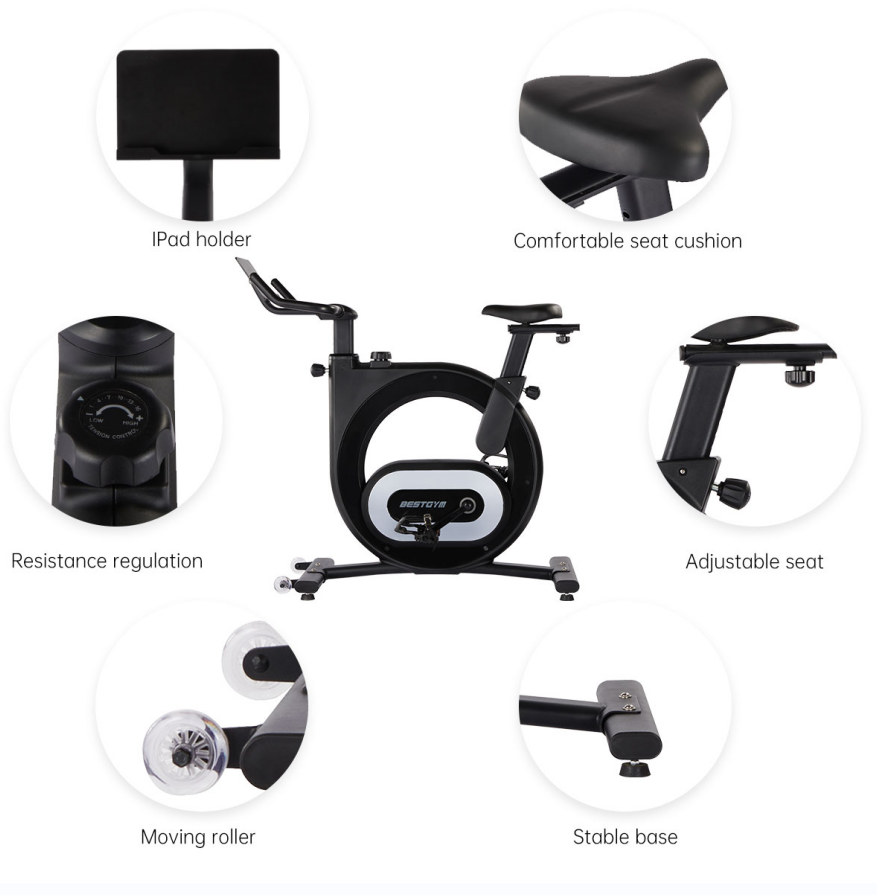 Vélo de spinning à résistance  - Exercise Bike Magnetic Resistance avis et prix